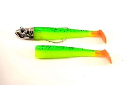 Gt-bio Roller Shad 125 Combo orange tail uv shad zeebaars 16g