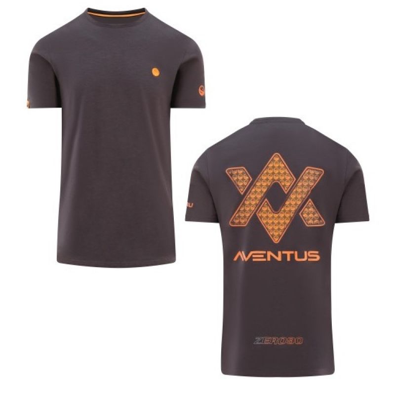 Guru Aventus Tee Charcoal gris - orange  Large