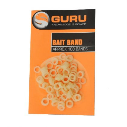 Guru Bait Bands clear - geel klein vismateriaal 2.00mm