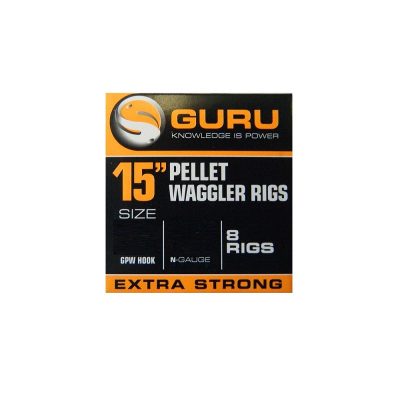 Guru Bait Bands Ready Rig clair  H18 15" 0.17mm