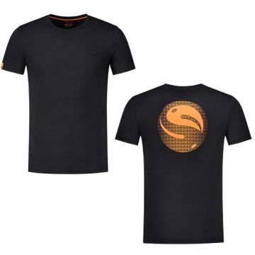 Guru Black Tee noir - orange  Medium