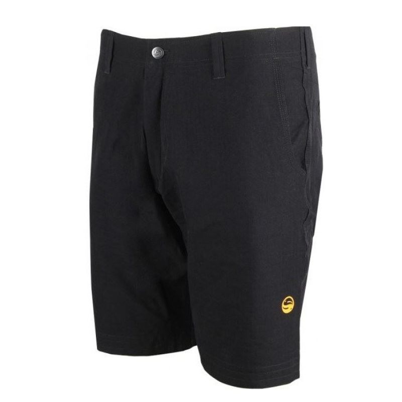 Guru Cargo Shorts Black noir - orange  Small