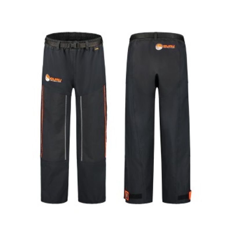 Guru GORE-TEX Halkon Hunt Overtrousers zwart - oranje visbroek Large