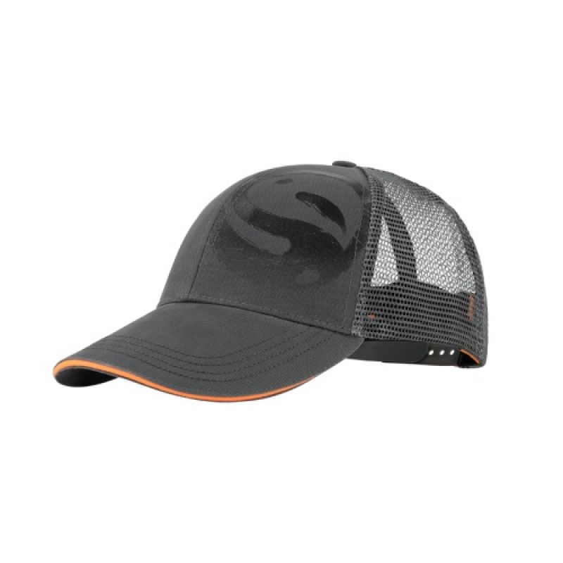 Guru Grey Trucker Cap grijs - oranje pet Uni