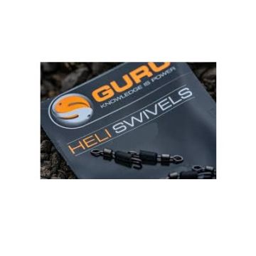 Guru Heli Swivel zwart klein vismateriaal Large