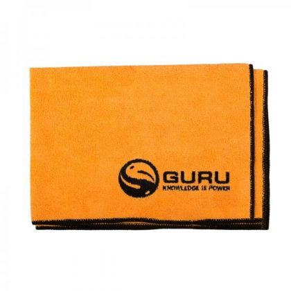 Guru Microfibre Towel orange - noir 