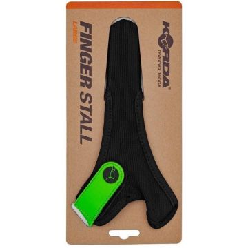 Guru New Finger Stall noir - vert  Large