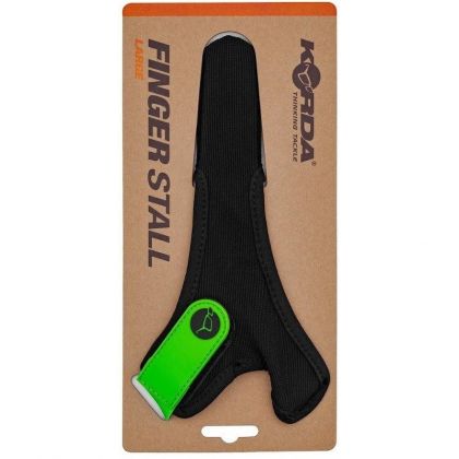 Guru New Finger Stall zwart - groen verschillend artikel Large