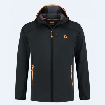 Guru Polar Softshell Jacket black - orange  Xx-large