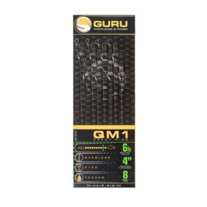 Guru QM1 Standard Hair Ready Rig clair  H12 4" 0.19mm