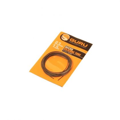 Guru Silicone Tube bruin klein vismateriaal 0.03mm