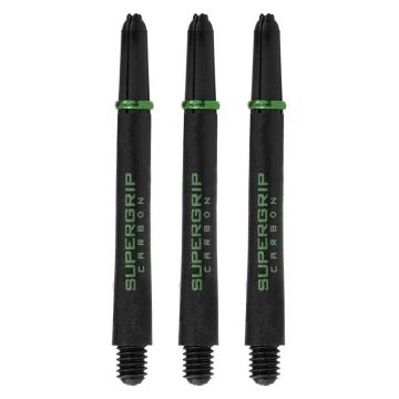 Harrows Supergrip Carbon green - black dart shaft Medium