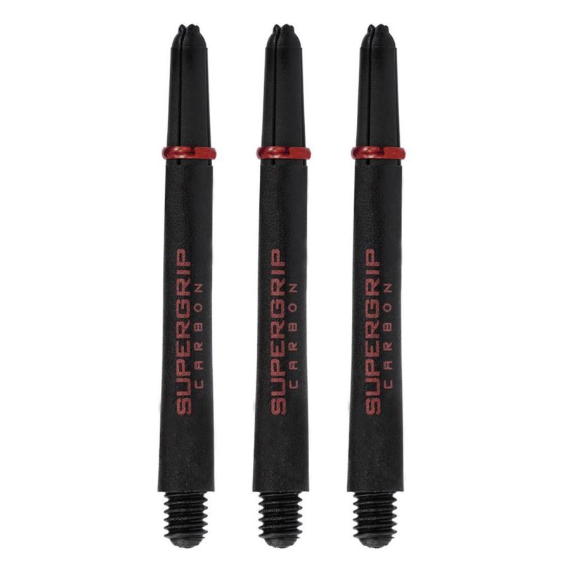 Harrows Supergrip Carbon red - noir dart shaft Medium