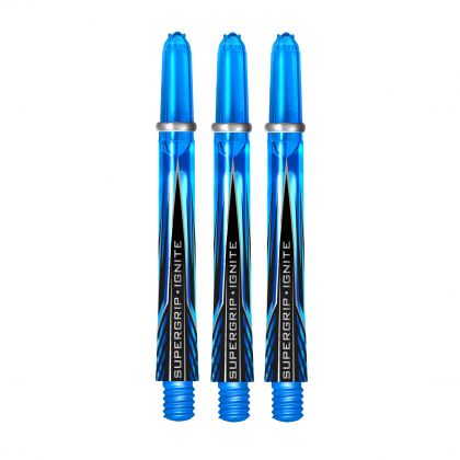 Harrows Supergrip Ignite aqua dart shaft Medium