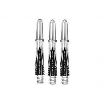 Harrows Supergrip Ignite clear dart shaft Short