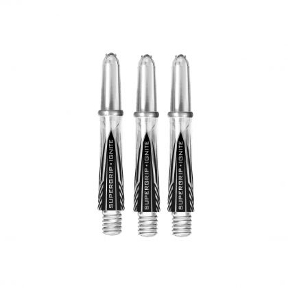 Harrows Supergrip Ignite clear dart shaft Short