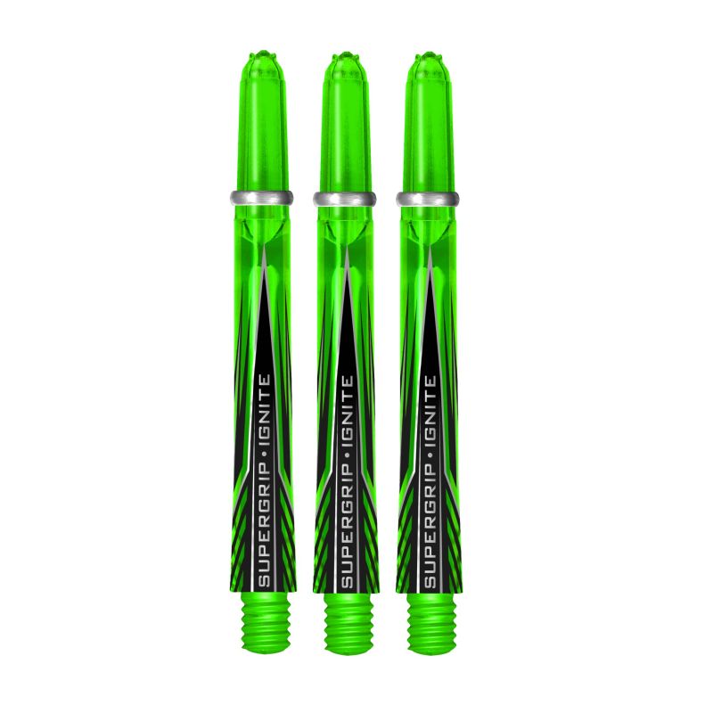 Harrows Supergrip Ignite green dart shaft Medium