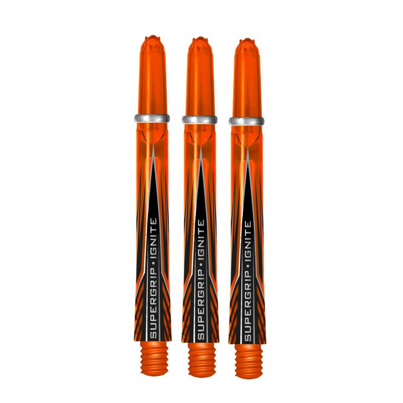 Harrows Supergrip Ignite orange dart shaft Medium