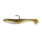 Hart Manolo Naked green silver shad zeebaars 10cm 21g