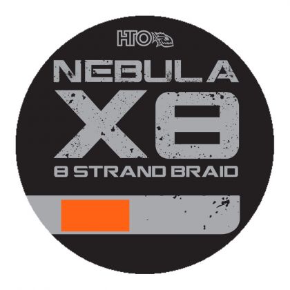 Hto Nebula X8 Strand Braid orange gevlochten visdraad 0.12mm 150m