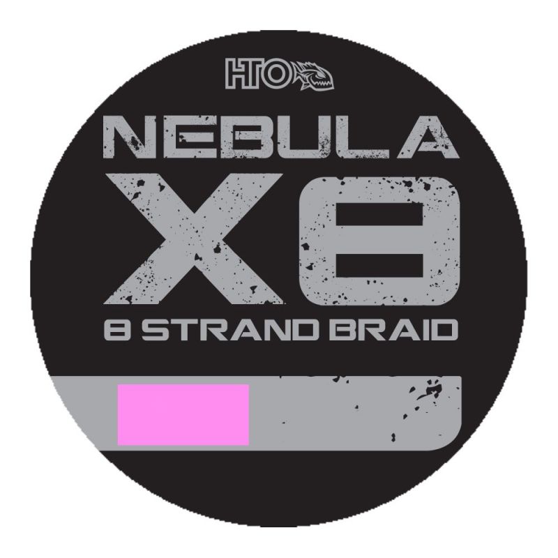 Hto Nebula X8 Strand Braid pink  0.12mm 150m