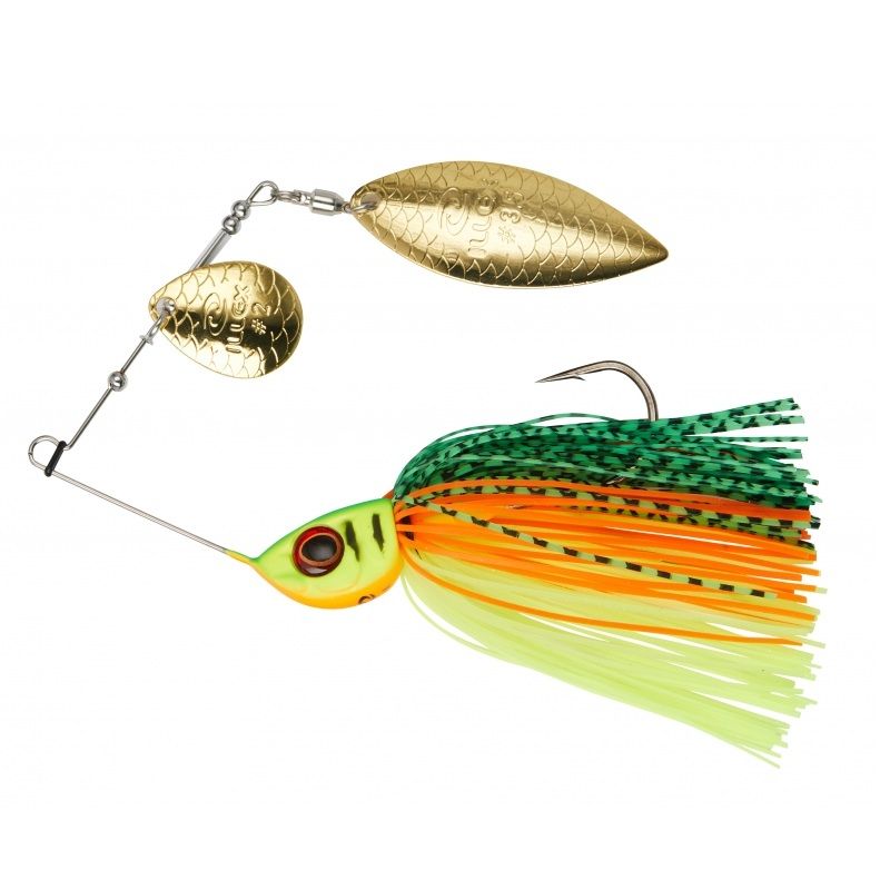 Illex Crusher Jr. fire tiger roofvis spinnerbait 10g