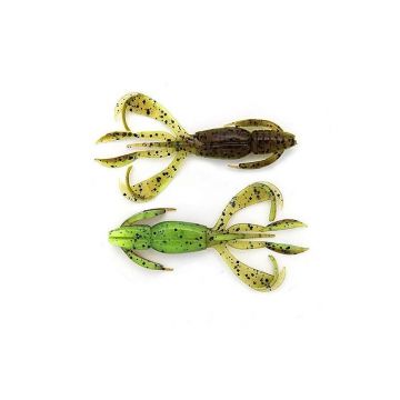 Keitech Crazy Flapper green pumpkin chartreuse roofvis creature bait 2.80 Inch