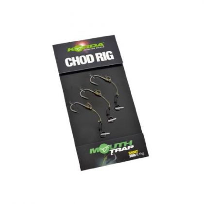 Korda Chod Rig Short Barbed clair - argent  H10 15lb