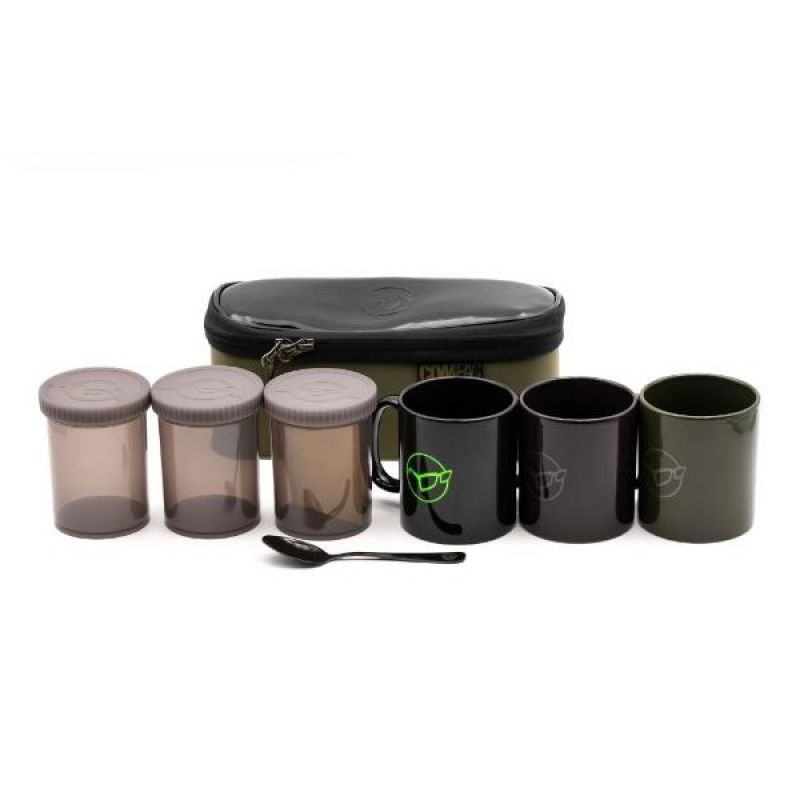 Korda Compac Tea Set 3 Piece noir - vert 