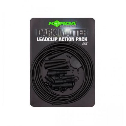 Korda Dark Matter Lead Clip Action Pack silt 