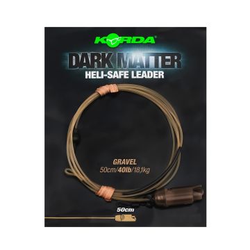 Korda Dark Matter Leader Heli Safe gravel  40lb 50cm