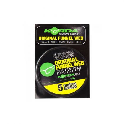 Korda Funnelweb Micromesh Refill wit karper pva-systeem 5m