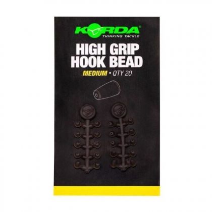 Korda High Grip Hook Bead brun  Medium