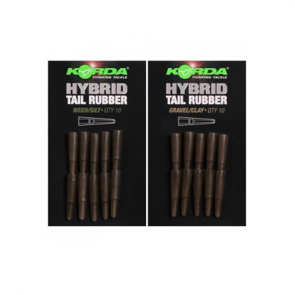 Korda Hybrid Tail Rubber gravel clay karper klein vismateriaal