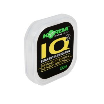 Korda IQ² Fluorocarbon clear karper draad voor onderlijn 15lb 20m