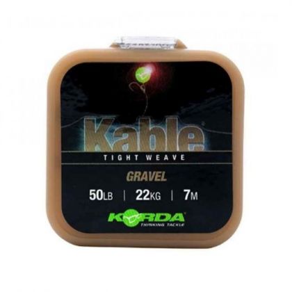 Korda Kabel Tight Weave gravel karper lood systeem 50lb 7m