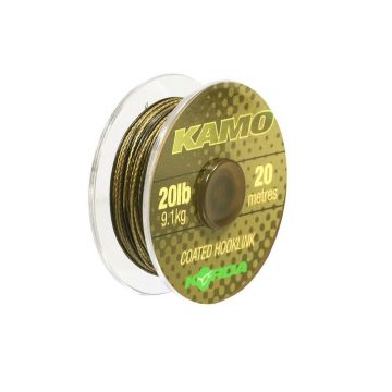 Korda Kamo camo karper draad voor onderlijn 30lb 20m