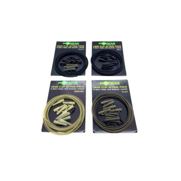 Korda Lead Clip Action pack clay 