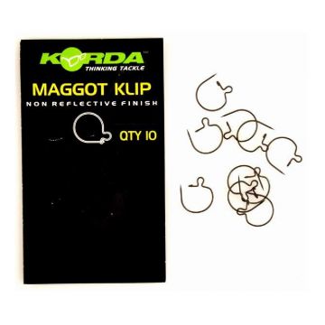 Korda Maggot Klip zwart karper klein vismateriaal Medium