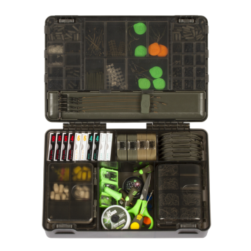 Korda Tackle Box zwart - groen karper visdoos