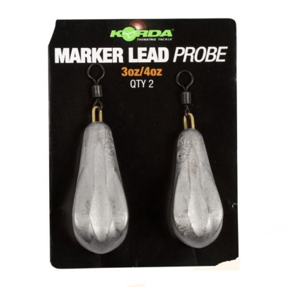 Korda Probe Marker Leads zilver karper marker & spod 3-4oz