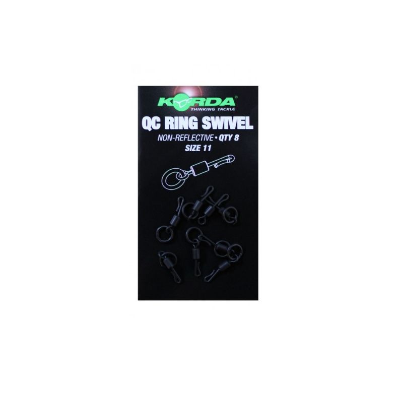 Korda QC Ring Swivel noir  Size 11