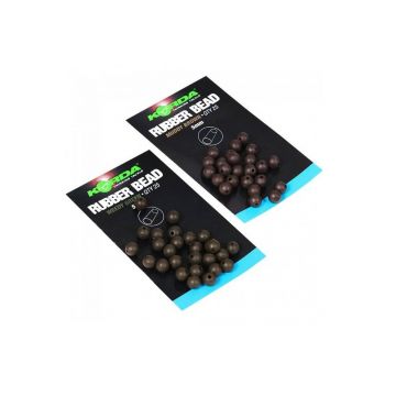 Korda Rubber Bead muddy brown  5mm