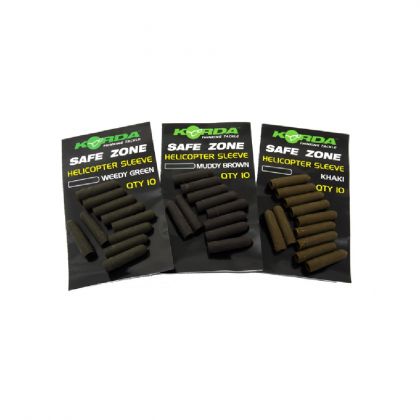 Korda Safe Zone Heli Sleeves muddy brown karper lood systeem