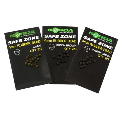 Korda Safe Zone Rubber Bead weedy green karper lood systeem 4mm