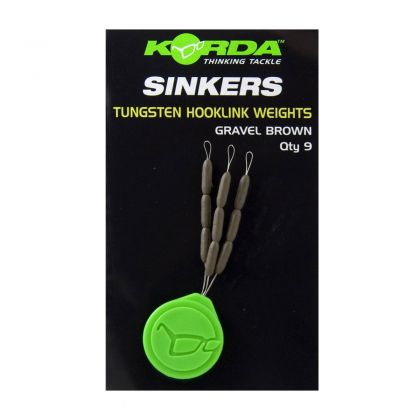 Korda Sinkers brown karper klein vismateriaal Medium