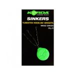 Korda Sinkers green karper klein vismateriaal Large