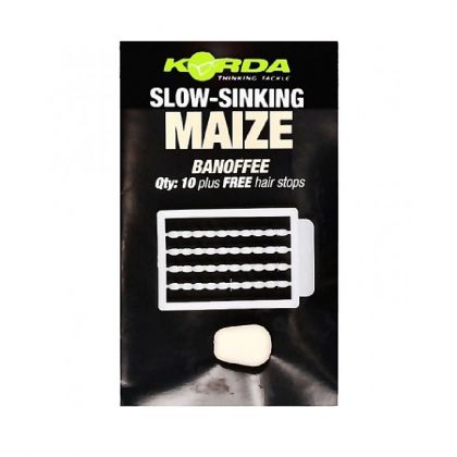 Korda Slow Sinking Maize Banoffee wit karper imitatie visaas