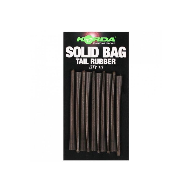 Korda Solid Bag Tail Rubbers vert 