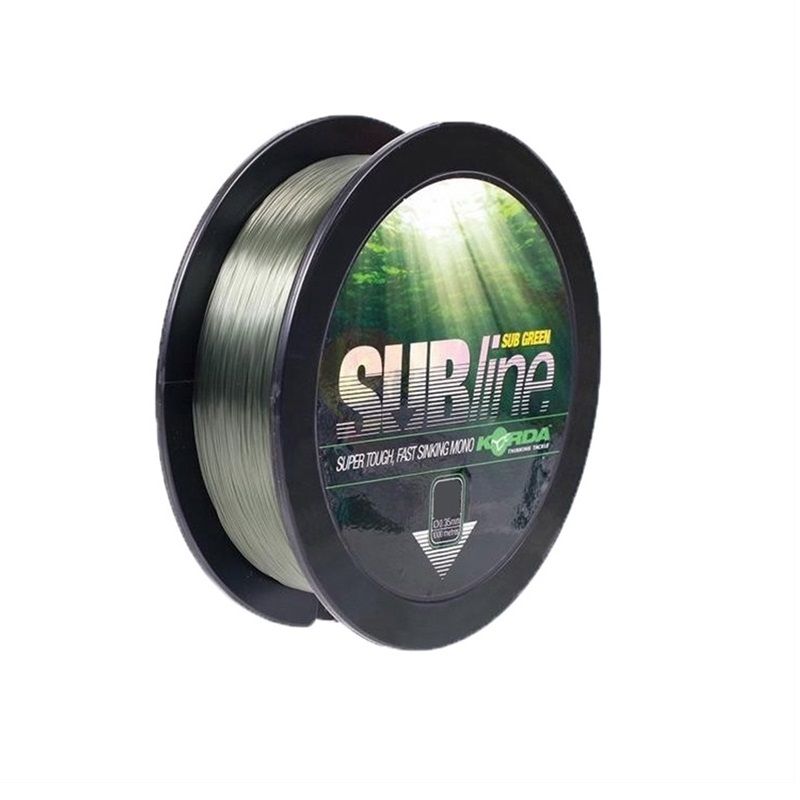 Korda Subline groen karper visdraad 0.35mm 1000m